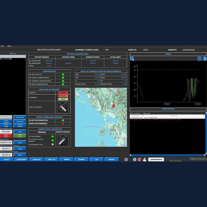 Image showing  PROTASIS SCADA SYSTEM FOR FORENA 1