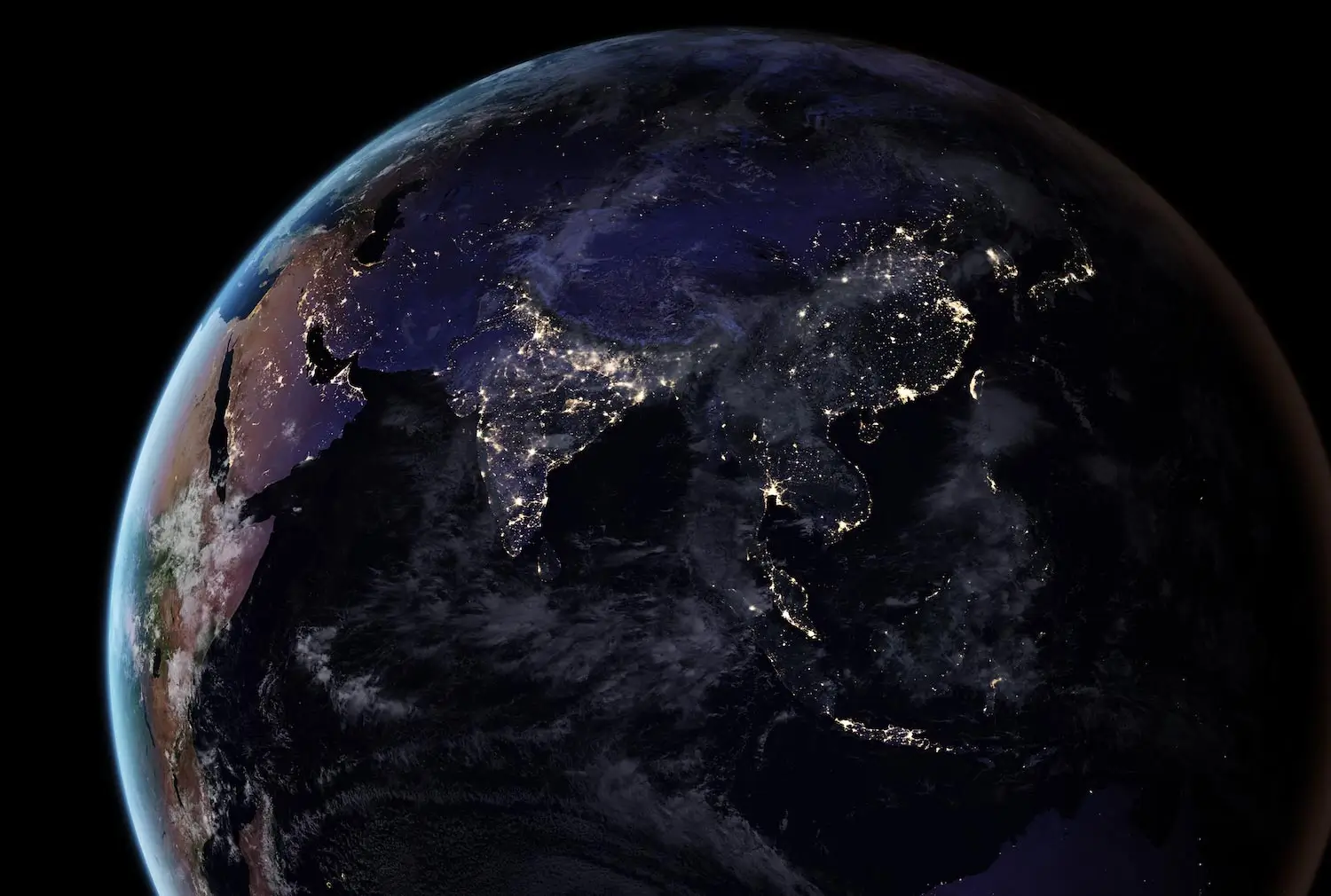 Picture of earth globe